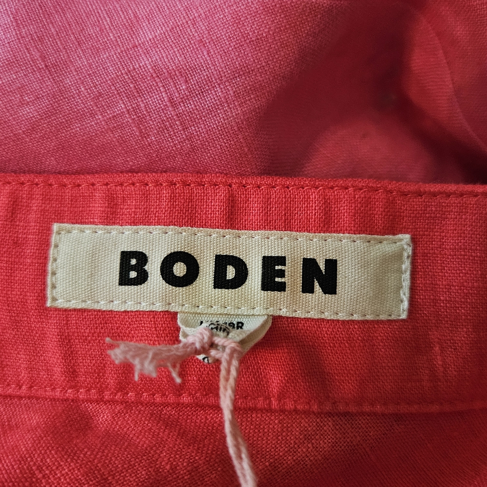 Boden Multi Colored Linen Maxi Skirt NWT - Picture 3 of 5